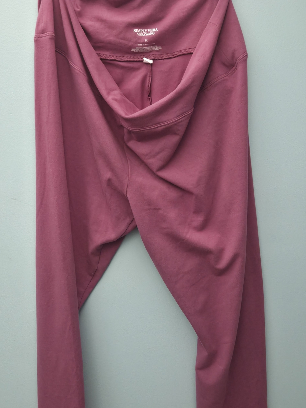 Simply Vera Vera Wang Mauve Leggings